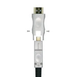 Cable HDMI 2.0 AOC 4K Desmontable Aisens A148-0510/ HDMI Macho / D Macho - HDMI Macho/ 15m/ Negro - PixelPlaza