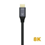 Cable HDMI 2.1 8K Aisens A150-0427/ HDMI Macho - HDMI Macho/ 1.5m/ Gris Negro - PixelPlaza
