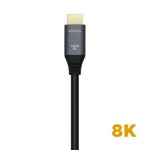 Cable HDMI 2.1 8K Aisens A150-0427/ HDMI Macho - HDMI Macho/ 1.5m/ Gris Negro - PixelPlaza