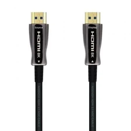 Cable HDMI 2.1 AOC 8K Aisens A153-0522/ HDMI Macho - HDMI Macho/ 60m/ Negro - PixelPlaza