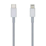 Cable USB 2.0 Tipo-C Lightning Aisens A102-0441/ Lightning Macho - USB Tipo-C Macho/ 480Mbps/ 20cm/ Blanco - PixelPlaza