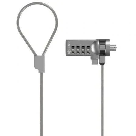 Cable de Seguridad para Portátiles Aisens ASLK-D40N01-SL/ 1.5m - PixelPlaza