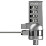 Cable de Seguridad para Portátiles Aisens ASLK-D40N01-SL/ 1.5m - PixelPlaza