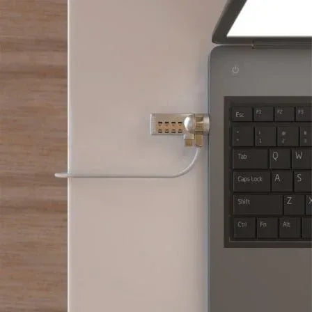 Cable de Seguridad para Portátiles Aisens ASLK-D40N01-SL/ 1.5m - PixelPlaza