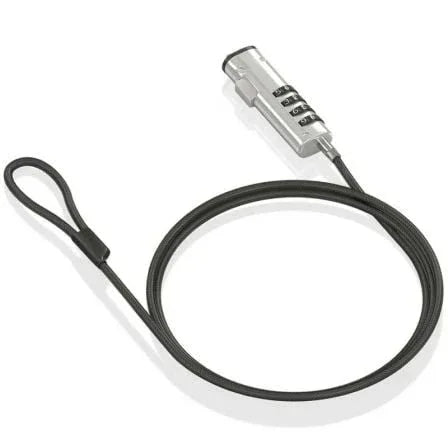 Cable de Seguridad Tipo NANO para Portátiles Aisens ASLK-D50N05-BK/ 1.5m - PixelPlaza