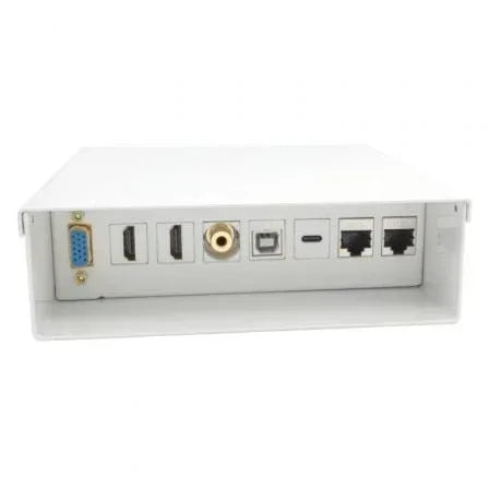 Caja de Conexiones Aisens A127-0720/ VGA - 2x HDMI - Jack 3.5 - USB Tipo-C - USB - 2x RJ45 - PixelPlaza
