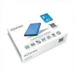 Caja Externa para Disco Duro de 2.5" Aisens ASE-2525BLU/ USB 3.1/ Sin tornillos - PixelPlaza