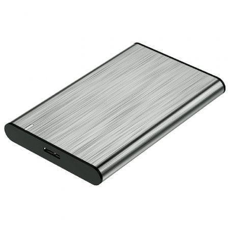 Caja Externa para Disco Duro de 2.5" Aisens ASE-2525GR/ USB 3.1/ Sin tornillos - PixelPlaza