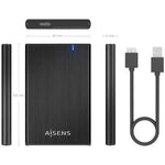 Caja Externa para Disco Duro de 2.5" Aisens ASE-2528B/ USB 3.1 - PixelPlaza