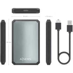 Caja Externa para Disco Duro de 2.5" Aisens ASE-2529B/ USB 3.1/ Sin tornillos - PixelPlaza