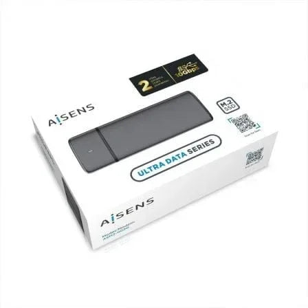 Caja Externa para Disco SSD M.2 SATA/NVMe Aisens ASM2-002G/ USB 3.1/ Sin tornillos - PixelPlaza