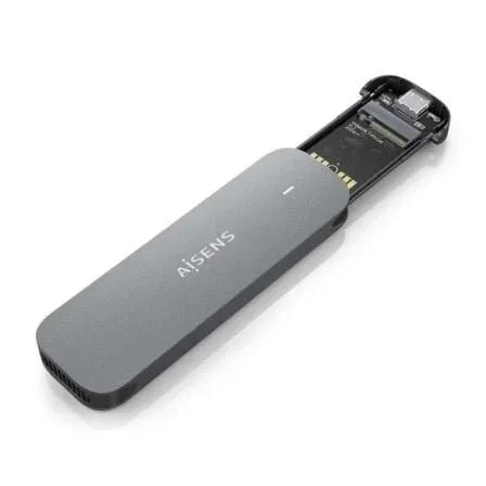 Caja Externa para Disco SSD M.2 SATA Aisens ASM2-006GRY/ USB 3.1/ Sin tornillos - PixelPlaza