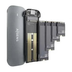 Caja Externa para Disco SSD M.2 SATA Aisens ASM2-006GRY/ USB 3.1/ Sin tornillos - PixelPlaza