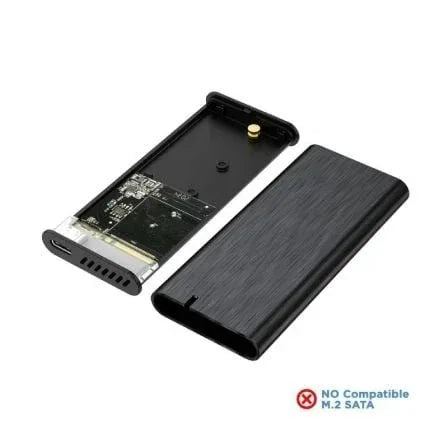 Caja Externa para Disco SSD M.2 NVMe Aisens ASM2-008B/ USB 3.2 Gen2/ Sin Tornillos - PixelPlaza