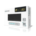 Caja Externa para Disco SSD M.2 NVMe Aisens ASM2-008B/ USB 3.2 Gen2/ Sin Tornillos - PixelPlaza