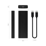 Caja Externa para Disco SSD M.2 NVMe Aisens ASM2-022B/ USB 3.2/ Sin tornillos - PixelPlaza