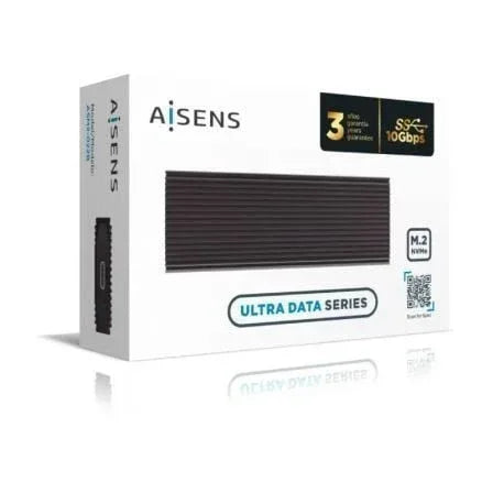 Caja Externa para Disco SSD M.2 NVMe Aisens ASM2-022B/ USB 3.2/ Sin tornillos - PixelPlaza