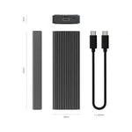 Caja Externa para Disco SSD M.2 NVMe Aisens ASM2-023GR/ USB 3.2/ Sin tornillos - PixelPlaza