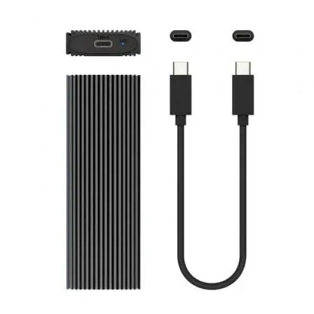 Caja Externa para Disco SSD M.2 NVMe Aisens ASM2-023GR/ USB 3.2/ Sin tornillos - PixelPlaza