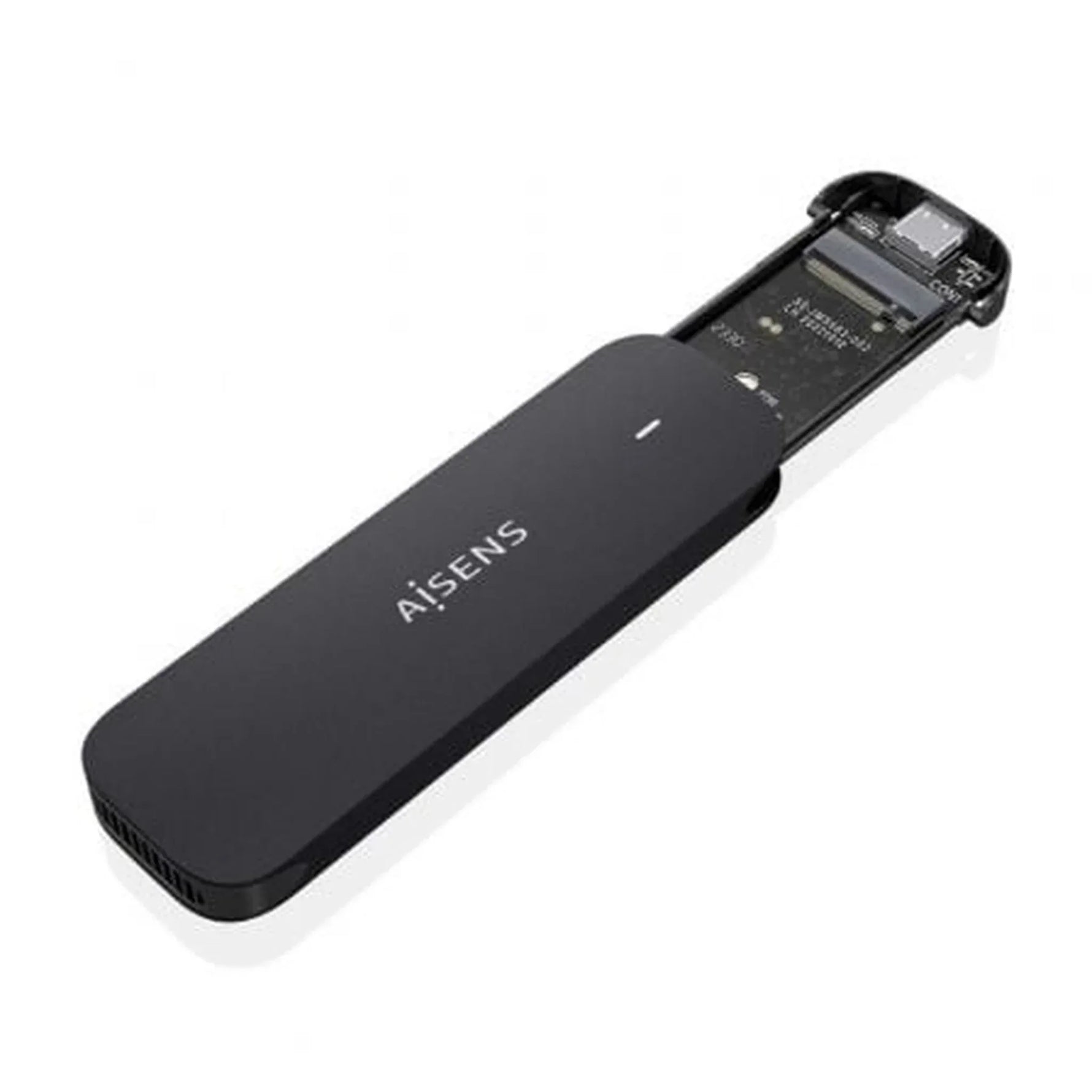 Caja Externa para Disco SSD M.2 NVMe Aisens ASM2-024B/ USB 3.2/ Sin tornillos - PixelPlaza