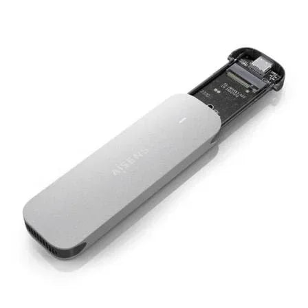 Caja Externa para Disco SSD M.2 NVMe Aisens ASM2-025SL/ USB 3.2/ Sin tornillos - PixelPlaza
