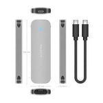 Caja Externa para Disco SSD M.2 NVMe Aisens ASM2-025SL/ USB 3.2/ Sin tornillos - PixelPlaza
