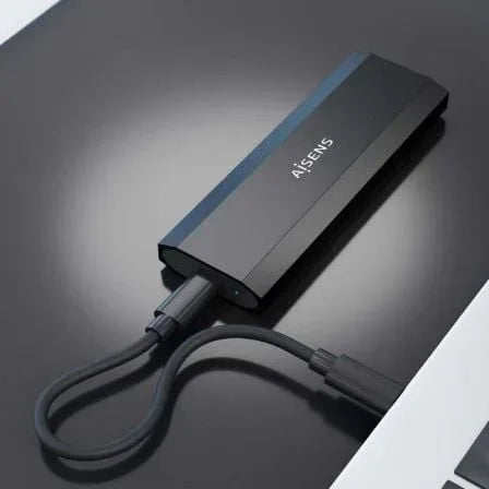 Caja Externa para Disco SSD M.2 NVMe Aisens ASM2-028B/ USB 3.2/ Sin tornillos - PixelPlaza
