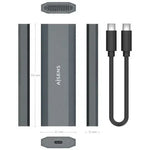 Caja Externa para Disco SSD M.2 NVMe Aisens ASM2-029GR/ USB 3.2/ Sin tornillos - PixelPlaza
