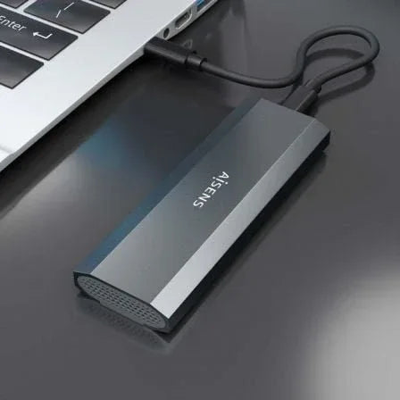 Caja Externa para Disco SSD M.2 NVMe Aisens ASM2-029GR/ USB 3.2/ Sin tornillos - PixelPlaza