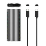 Caja Externa para Disco SSD M.2 SATA/NVMe Aisens ASM2-RGB011GR/ USB 3.2 Gen2/ Sin Tornillos - PixelPlaza