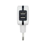 Cargador de Pared Aisens A110-0439/ 2xUSB/ 17W - PixelPlaza