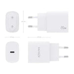 Cargador de Pared Aisens A110-0752/ 1xUSB Tipo-C/ 20W - PixelPlaza
