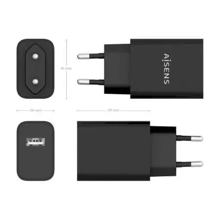 Cargador de Pared Aisens A110-0854/ 1xUSB/ 10.5W - PixelPlaza