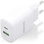 Cargador de Pared GaN Aisens A110-0909/ 1xUSB Tipo-C/ 1xUSB/ 20W/ Blanco - PixelPlaza