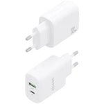 Cargador de Pared GaN Aisens A110-0923/ 1xUSB Tipo-C/ 1xUSB/ 30W/ Blanco - PixelPlaza