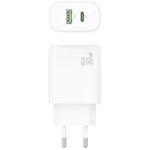Cargador de Pared GaN Aisens A110-0923/ 1xUSB Tipo-C/ 1xUSB/ 30W/ Blanco - PixelPlaza