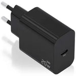 Cargador de Pared GaN Aisens A110-0939/ 1xUSB Tipo-C/ 20W/ Negro - PixelPlaza