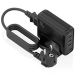 Cargador Sobremesa GaN Aisens ASCH-140W4P056-BK/ 3xUSB Tipo-C/ 1xUSB/ 140W - PixelPlaza