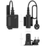 Cargador Sobremesa GaN Aisens ASCH-140W4P056-BK/ 3xUSB Tipo-C/ 1xUSB/ 140W - PixelPlaza