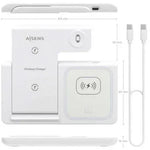 Base de carga Inalámbrica Aisens ASCH-15W3WC044-W/ 15W - PixelPlaza
