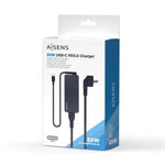 Cargador de Portátil Aisens ASCH-1PD65D-BK/ 1xUSB Tipo-C/ 65W - PixelPlaza