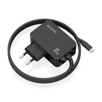 Cargador de Pared GaN Aisens ASCH-1PD65WL033-BK/ 1xUSB Tipo-C + Cable 1.8m/ 65W - PixelPlaza