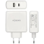 Cargador de Pared Aisens ASCH-2PD45A-W/ 1xUSB Tipo-C/ 1x USB/ 57W - PixelPlaza