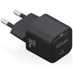 Cargador de Pared GaN Aisens ASCH-30W1P019-BK/ 1xUSB Tipo-C/ 30W - PixelPlaza
