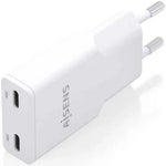 Cargador de Pared GaN Aisens ASCH-30W2P048-W/ 2xUSB Tipo-C/ 30W/ Blanco - PixelPlaza