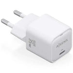 Cargador de Pared GaN Aisens ASCH-35W1P022-W/ 1xUSB Tipo-C/ 35W - PixelPlaza
