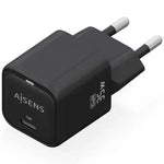 Cargador de Pared GaN Aisens ASCH-35W1P023-BK/ 1xUSB Tipo-C/ 35W - PixelPlaza