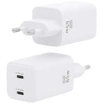 Cargador de Pared GaN Aisens ASCH-65W2P039-W/ 2xUSB Tipo-C/ 65W - PixelPlaza