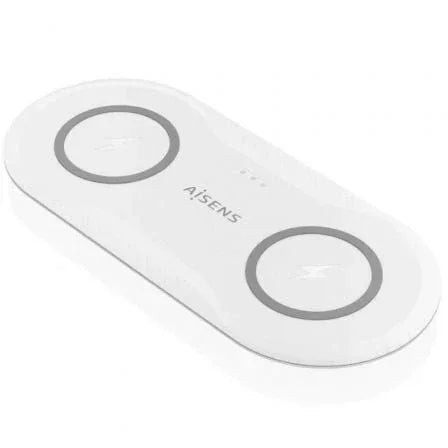 Base de carga Inalámbrica Aisens ASCH-15W2WC059-W/ 15W/ Blanco - PixelPlaza