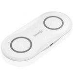 Base de carga Inalámbrica Aisens ASCH-15W2WC059-W/ 15W/ Blanco - PixelPlaza